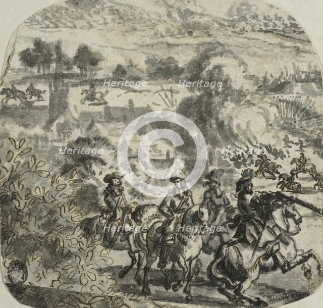 Battle scene. Creator: Romeyn de Hooghe.