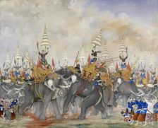 Battle Scene, early 20th century. Creator: Unknown