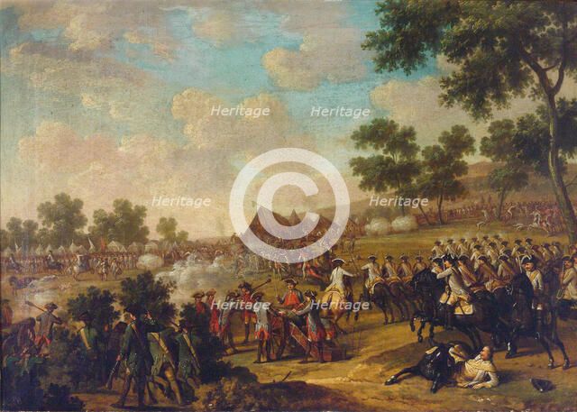 Battle Scene from the Seven Years' War, Second Half of the 18th cen.. Creator: Anonymous.