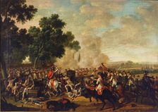 Battle Scene from the Seven Years War, Second Half of the 18th cen.. Creator: Anonymous