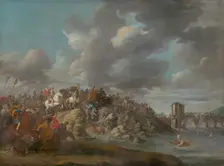 Battle Scene I, 1730-1750. Creator: Unknown