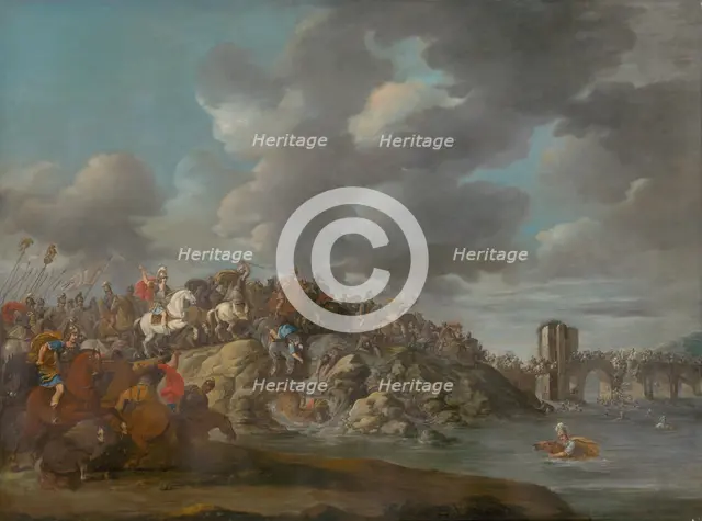 Battle Scene I, 1730-1750. Creator: Unknown.