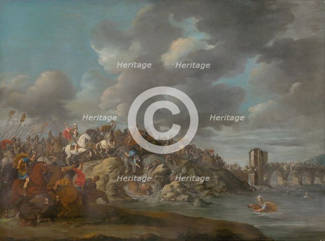 Battle Scene I, 1730-1750. Creator: Unknown.