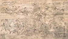 Battle scene, late 17th-early 18th century. Creator: Hanekawa Chincho