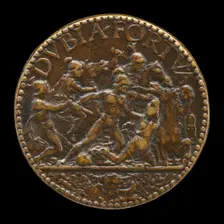 Battle Scene [reverse]. Creator: Pier Jacopo Alari Bonacolsi