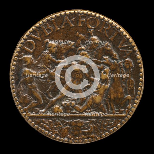 Battle Scene [reverse]. Creator: Pier Jacopo Alari Bonacolsi.