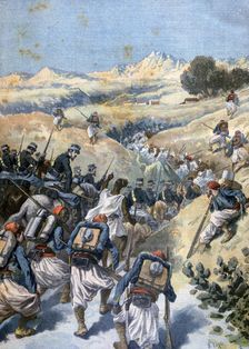 Battle with the Brigands, Algeria 1892. Artist: Frederic Lix