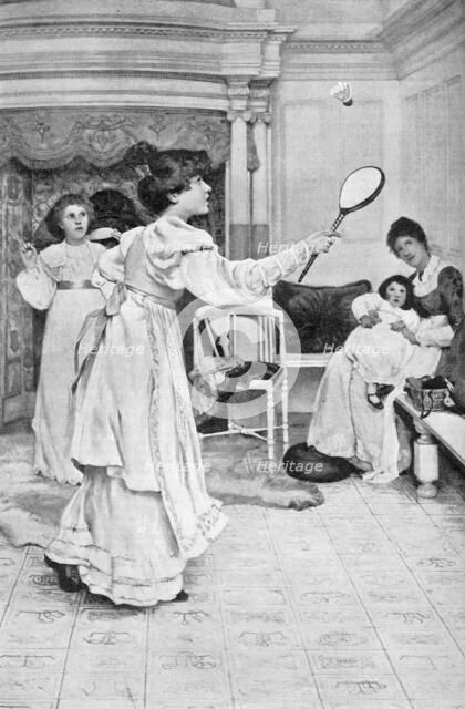 'Battledore and Shuttlecock', 1906. Artist: Unknown