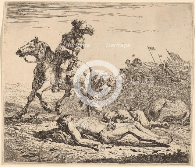 Battlefield, 1652. Creator: Karel Du Jardin.