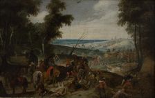 Battlefield, 1st half of the 17th century. Creator: Sebastian Vrancx