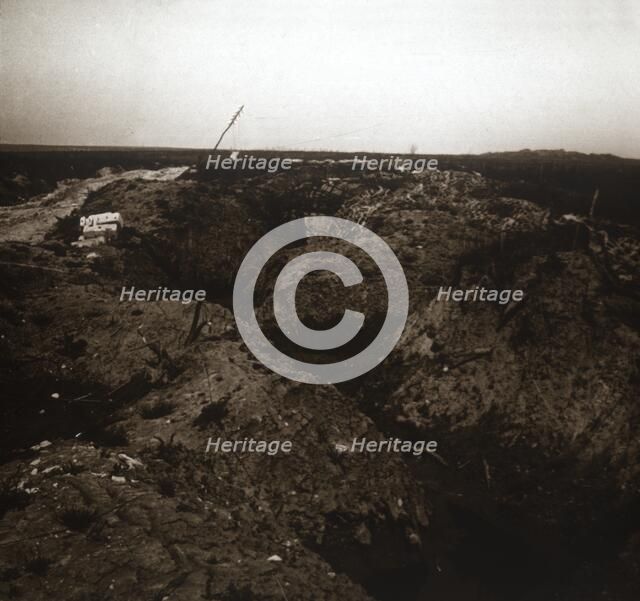 Battlefield, Craonne, northern France, c1914-c1918. Artist: Unknown.