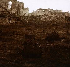 Battlefield, Aisne, France, c1914-c1918