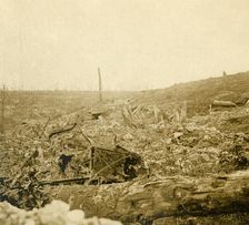Battlefield, Bezonvaux, Verdun, northern France, c1914-c1918