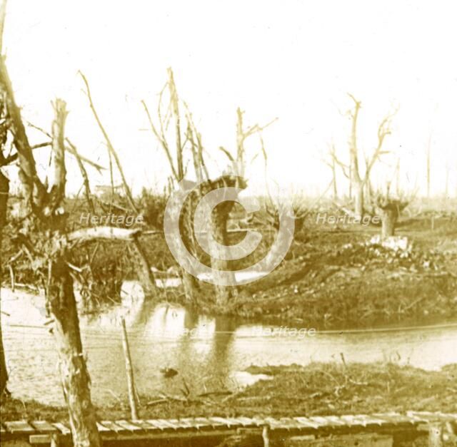 Battlefield, c1914-c1918. Artist: Unknown.