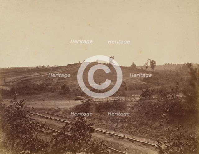 Battlefield in Atlanta, 1864. Creator: George N. Barnard.