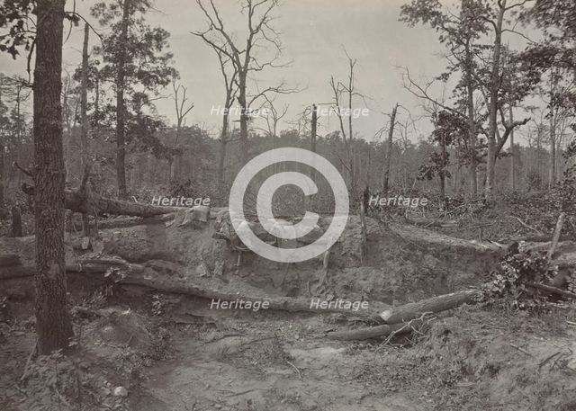 Battlefield of New Hope Church, Georgia, No. 2, 1865-1866. Creator: George N. Barnard (American, 1819-1902).