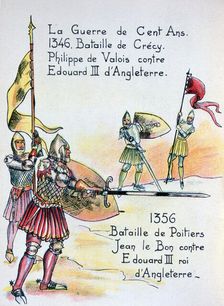 Battles of the The Hundred Years War, (20th century). Creator: Unknown