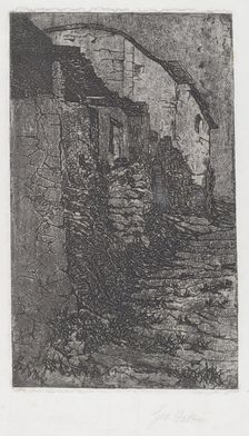 Bauco near Rome [Bauco presso Roma], c. 1904. Creator: Giovanni Fattori