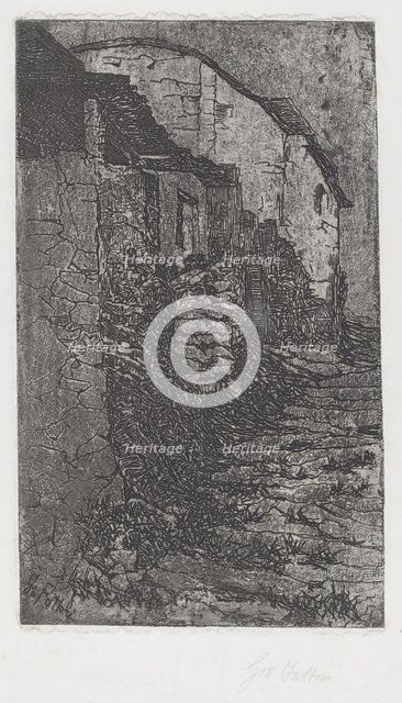 Bauco near Rome [Bauco presso Roma], c. 1904. Creator: Giovanni Fattori.