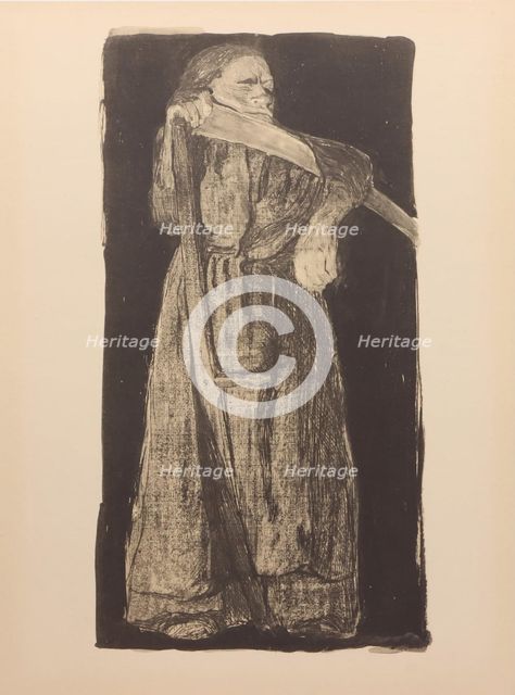 Bauernkrieg (Peasants' War), 1958. Creator: Kollwitz, Käthe (1867-1945).