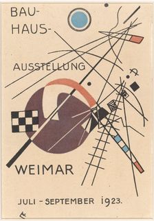 Bauhaus exhibition, 1923. Creator: Kandinsky, Wassily Vasilyevich (1866-1944)