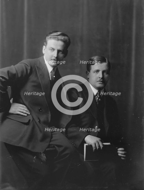 Baumgarten, Messrs., portrait photograph, 1917 Nov. 5. Creator: Arnold Genthe.