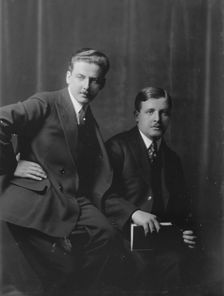Baumgarten, Messrs., portrait photograph, 1917 Nov. 5. Creator: Arnold Genthe