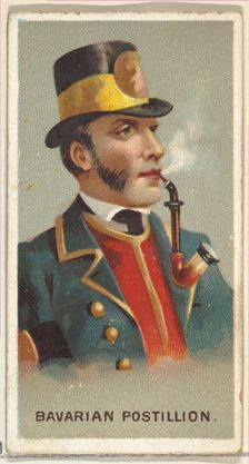 Bavarian Postillion, from World's Smokers series (N33) for Allen & Ginter Cigarettes, 1888. Creator: Allen & Ginter