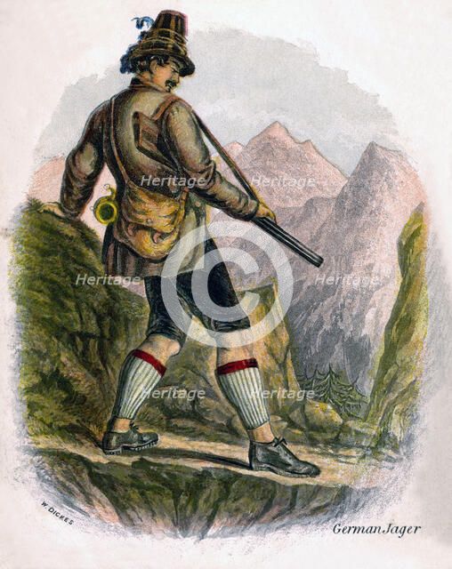 'Bavarian Peasant', 1809.Artist: W Dickes