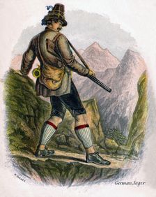 Bavarian Peasant 1809.Artist: W Dickes