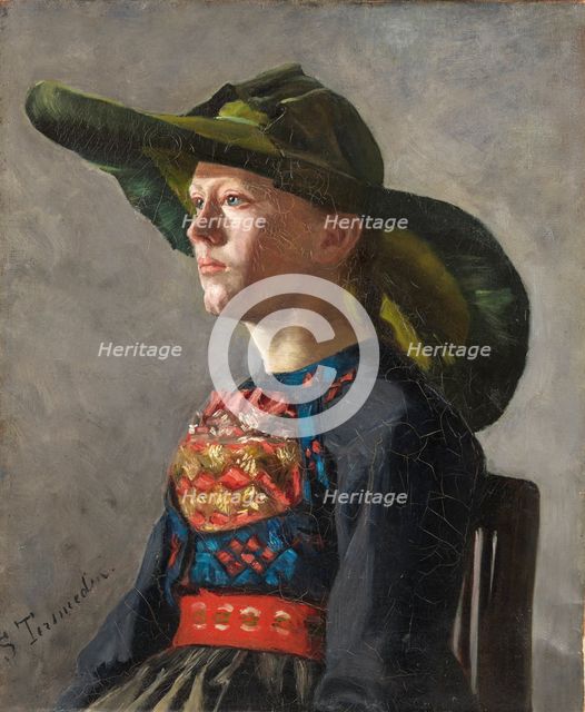 Bavarian Peasant Girl. Creator: Minna Tersmeden.