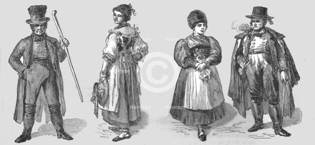 'Bavarians and Bavarian costumes; From Alsace to the Hartz', 1975. Creator: Unknown.