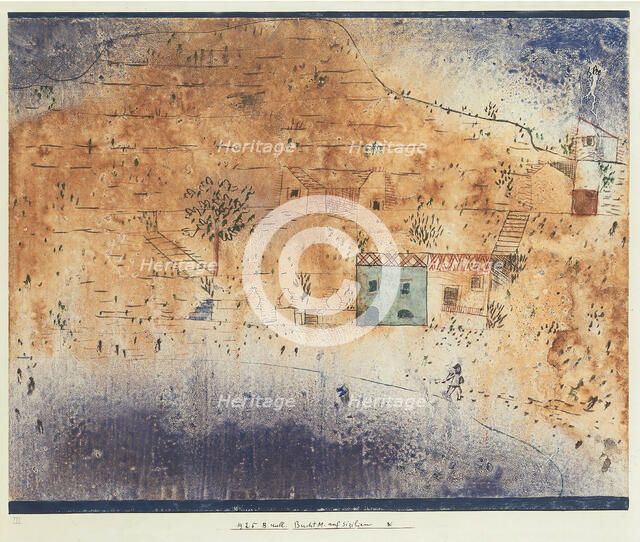 Bay M. on Sicily, 1925. Creator: Klee, Paul (1879-1940).