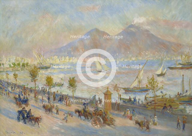 Bay Of Naples, Evening, 1881. Creator: Pierre-Auguste Renoir.