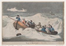 Bay of Biscay, September 1789., September 1789. Creator: Thomas Rowlandson