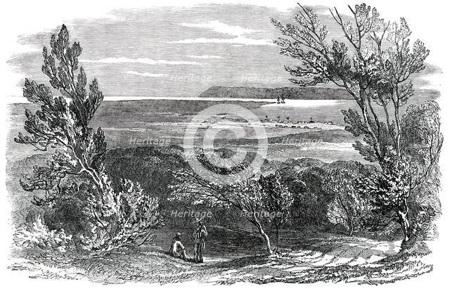 Bay and Settlement of Natal, now D'Urban, 1850. Creator: Unknown.