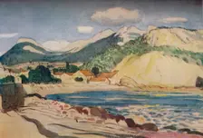 Bay in the South of France 1931. Artist: Derwent Lees