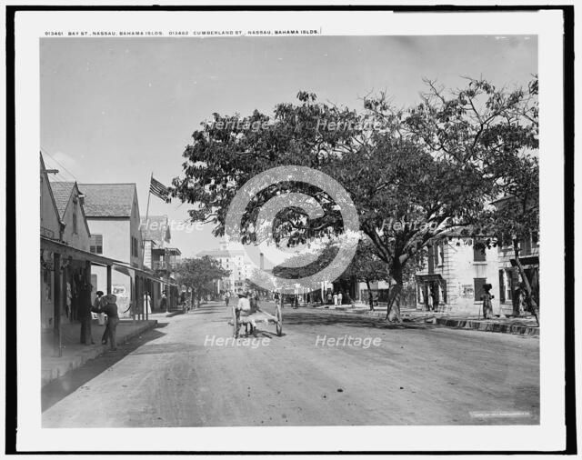 Bay St., Nassau, Bahama Islds., c1901. Creator: William H. Jackson.