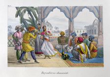 Bayadères Dancing 1828. Artist: Marlet et Cie