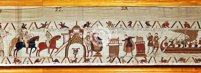 Bayeux Tapestry, 1070s. Artist: Unknown