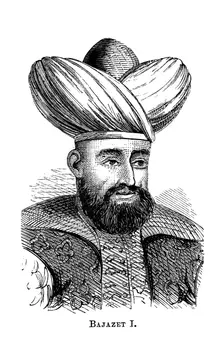 Bayezid I (d1403), Sultan of the Ottoman empire from 1389