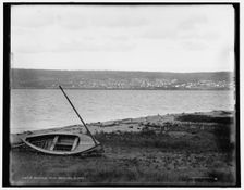 Bayfield from Madeline Island, between 1880 and 1899. Creator: Unknown