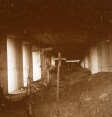Bayonet Trench, Verdun, northern France, c1916-c1918