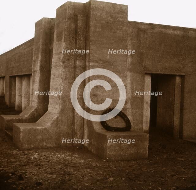 Bayonet Trench, Verdun, northern France, c1916-c1918. Artist: Unknown.