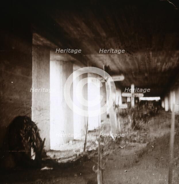 Bayonet Trench, Verdun, northern France, c1916-c1918.  Artist: Unknown.