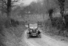 Bayliss-Thomas of WJ Haward competing in the NWLMC London-Gloucester Trial, 1931. Artist: Bill Brunell