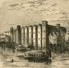 Baynard's Castle, from a view published in 1790 (1897). Creator: Unknown