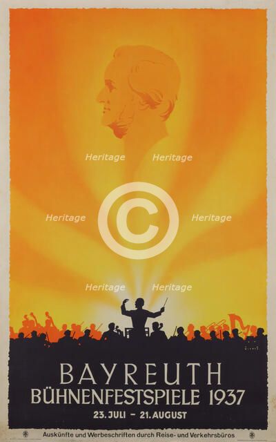 Bayreuth Festival 1937, 1937. Creator: Wiertz, Jupp (1888-1939).