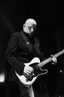 Baz Warne, The Stranglers live at the Royal Albert Hall, Mar 2024. Creator: Annapaola Marchesani