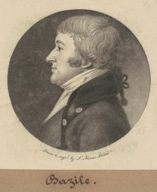 Bazile, 1801. Creator: Charles Balthazar Julien Févret de Saint-Mémin
